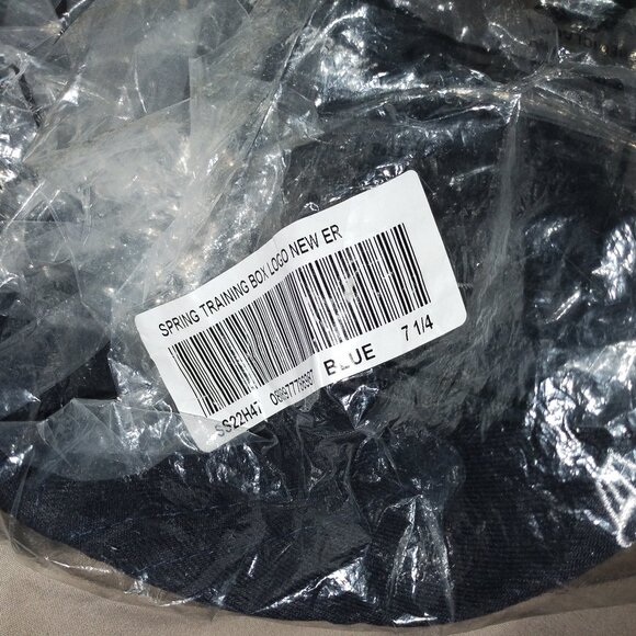 NWT Supreme Box Logo Fitted Hat Blue Size 7 1/4 - Picture 12 of 12